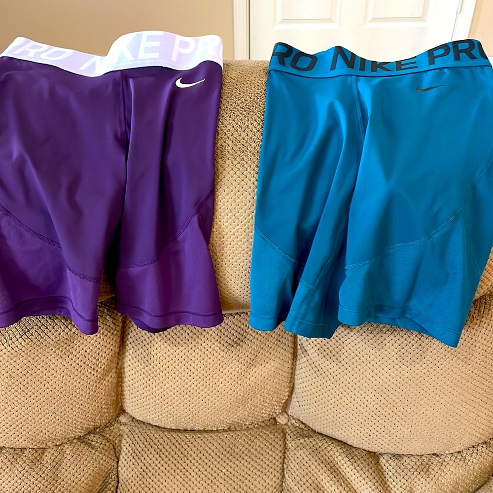 2 Nike Biker Shorts